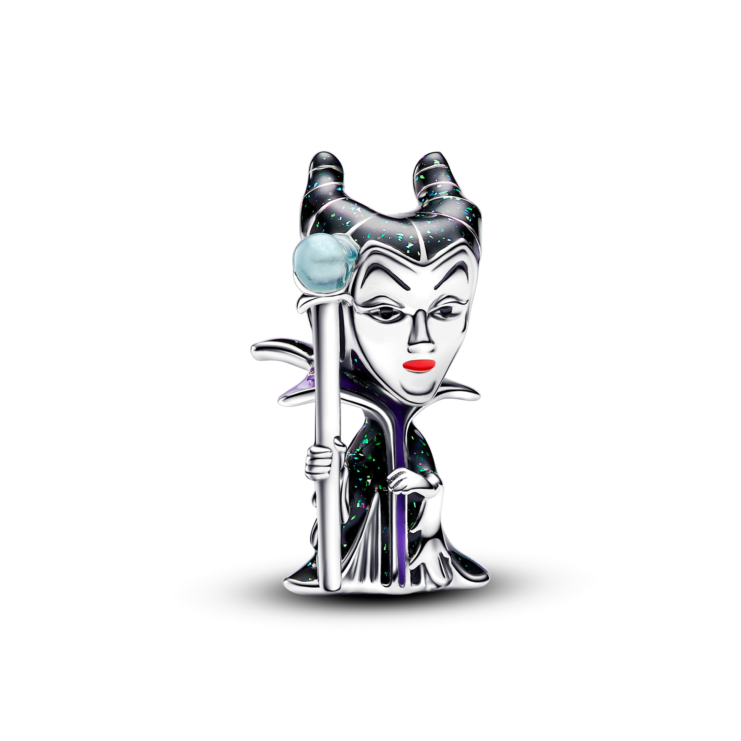 Disney Villains Maleficent sterling silver charm w