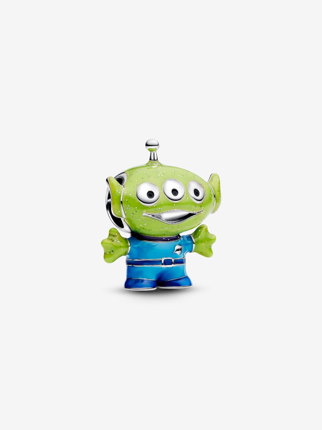 Disney Pixar Little Green Men sterling silver char