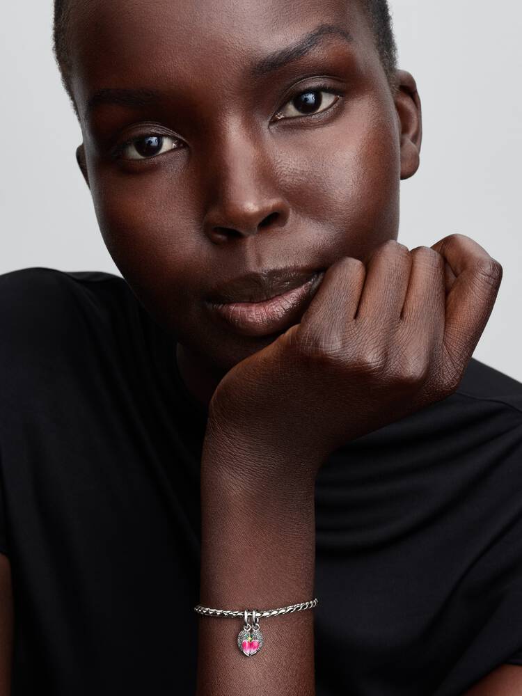 Magnetic love birds sterling silver splittable dan