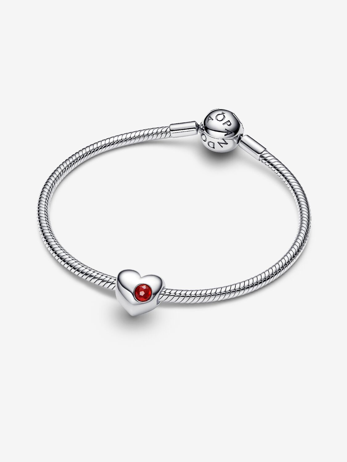 Engravable heart sterling silver charm with salsa 