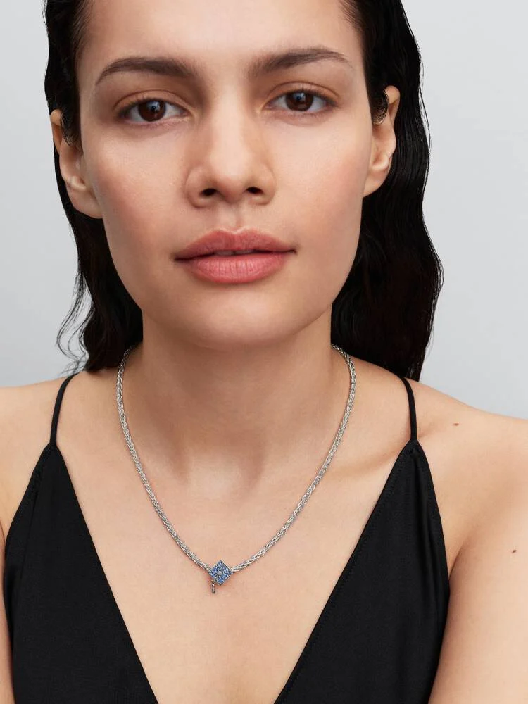 Graduation cap sterling silver charm with stellar 