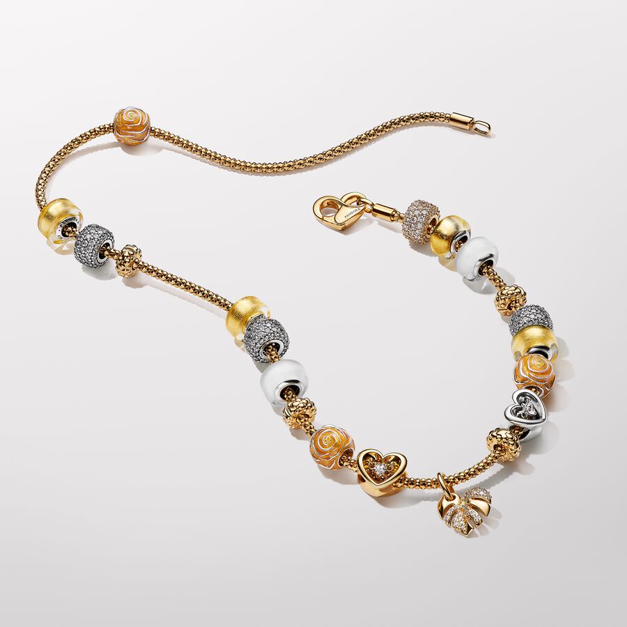 PANDORA Gold Plated metal blend Charm / 763349C01