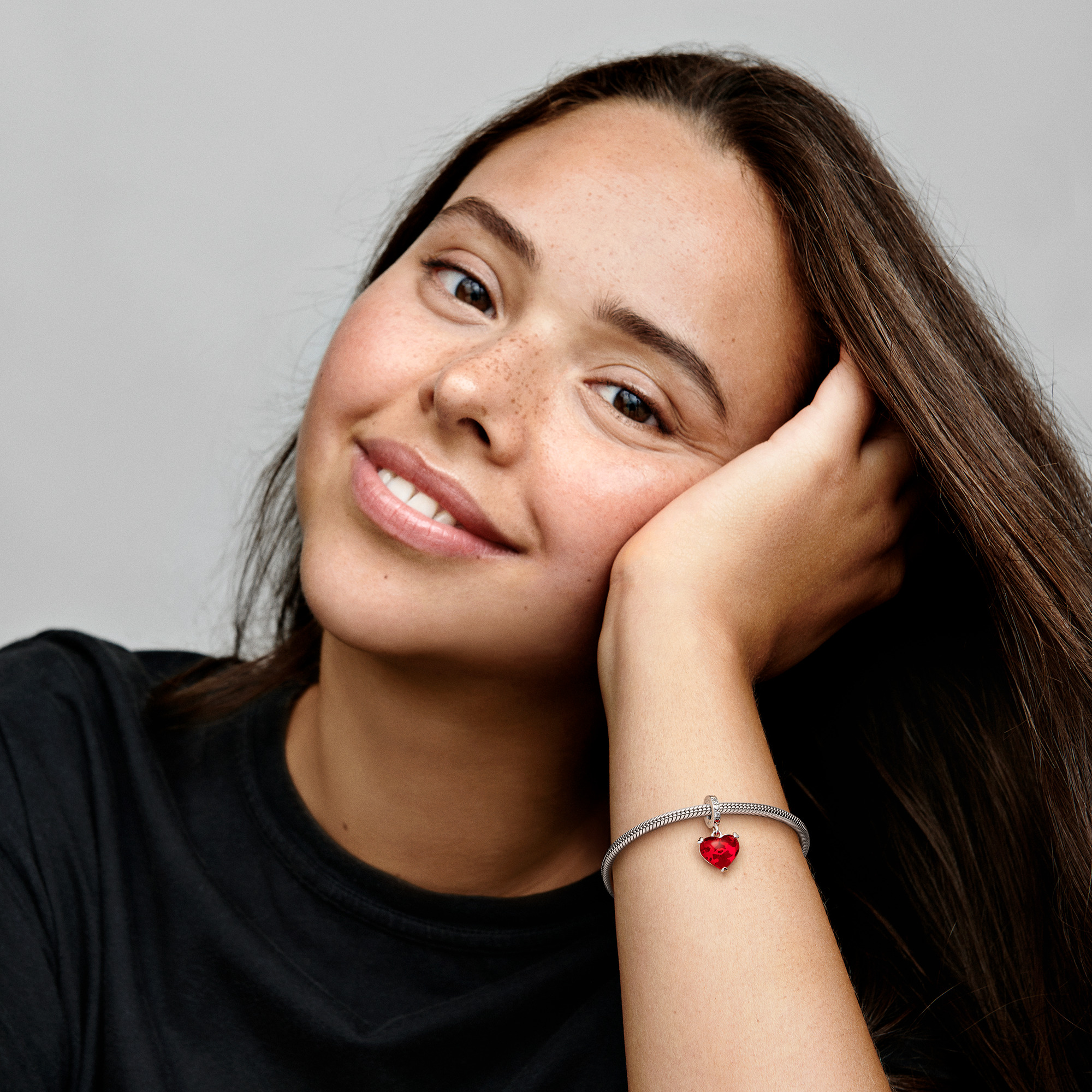 Disney Mickey and Minnie sterling silver dangle wi