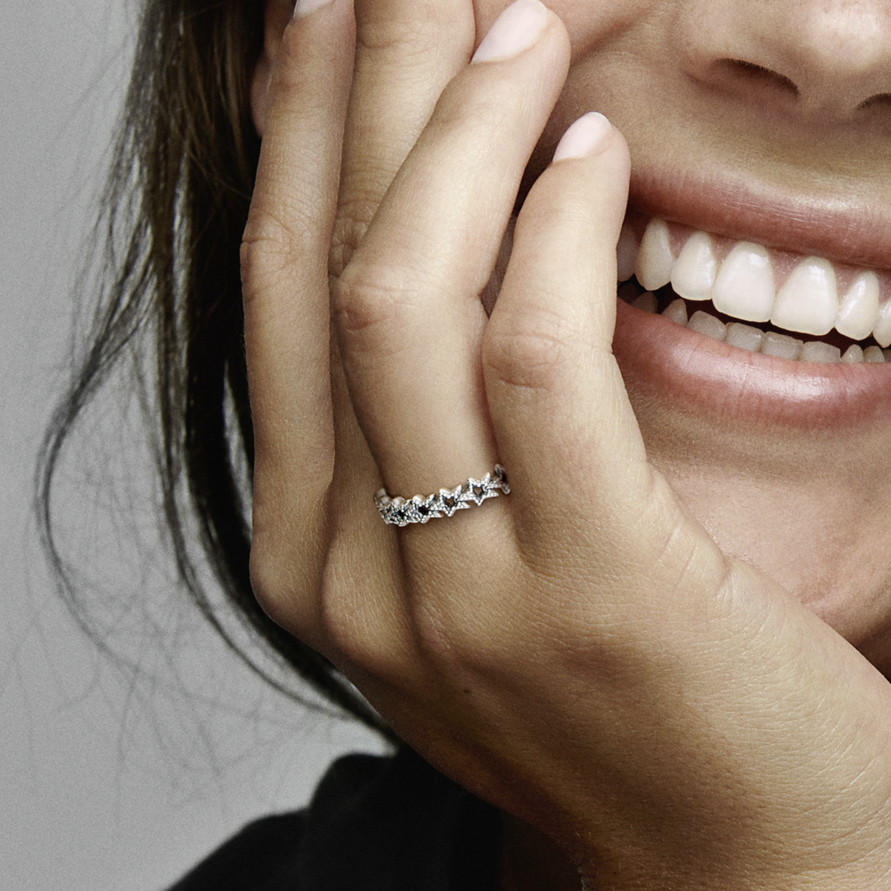 Stars sterling silver ring /190029C00-60