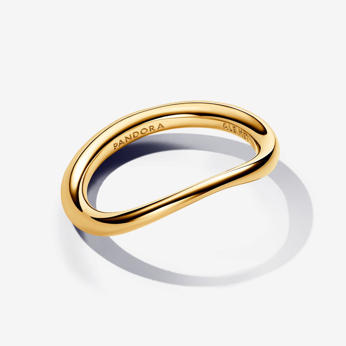 PANDORA Gold Plated metal blend Ring / 163314C00-56