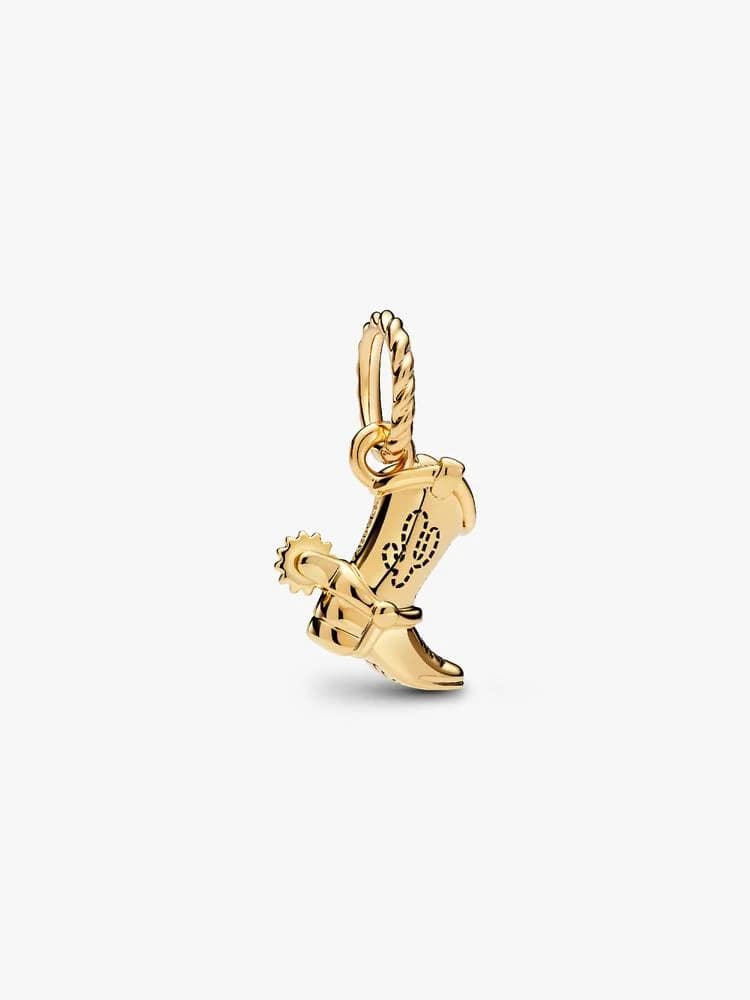 Disney Toy Story Woody boot 14k gold-plated dangle