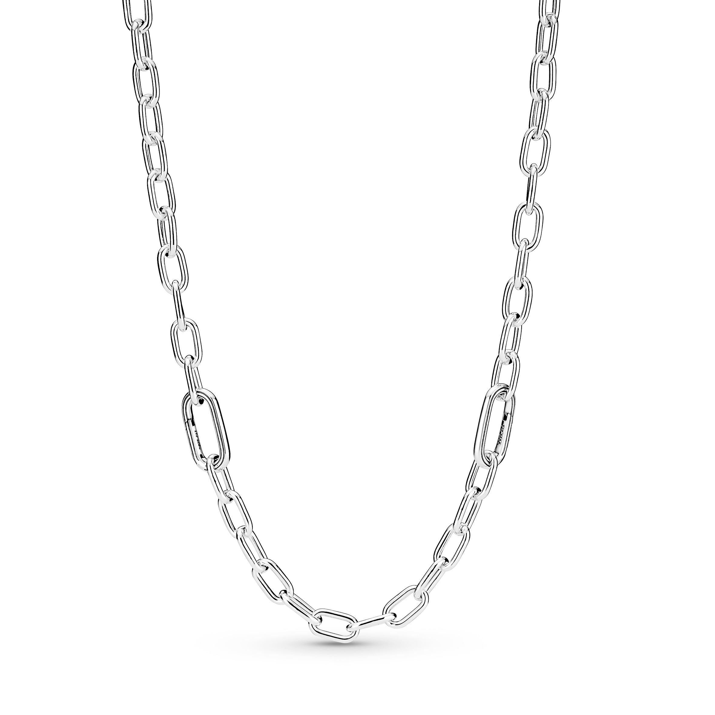 Sterling silver link necklace