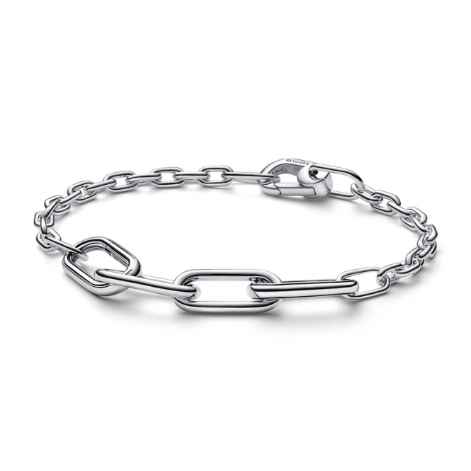 Sterling silver link bracelet