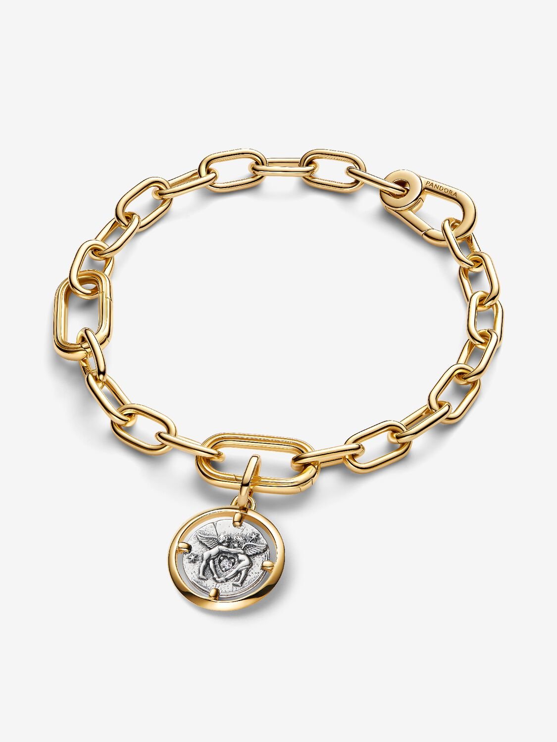 Cupids sterling silver and 14k gold-plated medalli