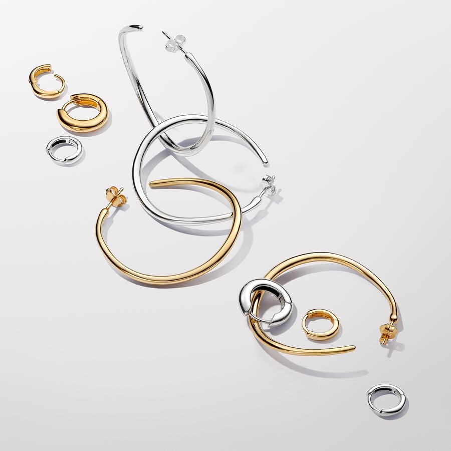 PANDORA Gold Plated metal blend Earring / 263286C00