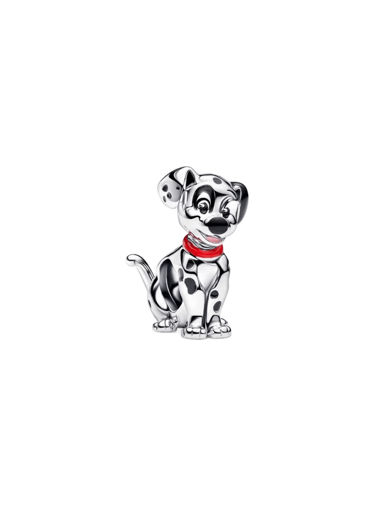 Disney Patch sterling sillver charm with red, pink