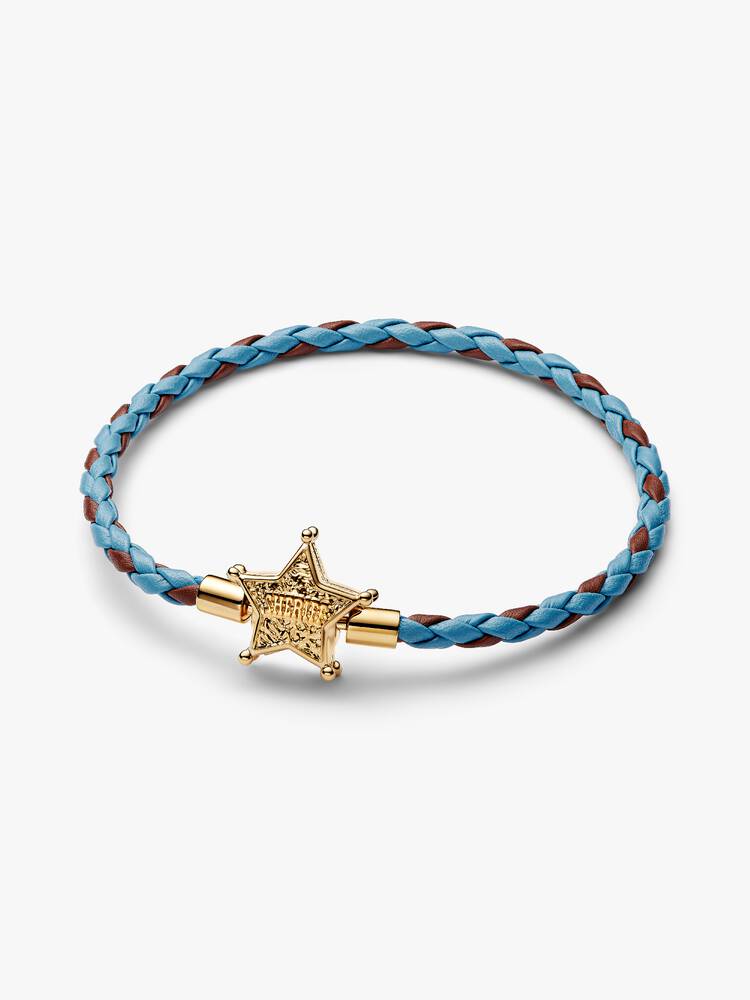 Disney Toy Story 14k gold-plated bracelet with blu