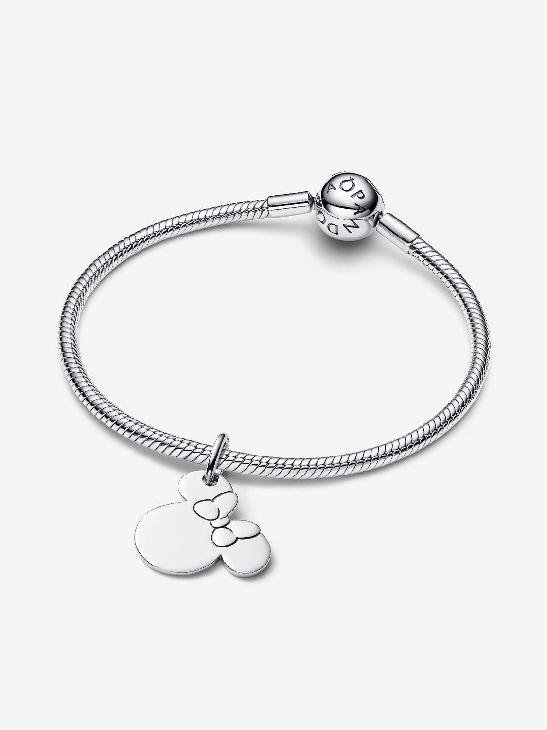 Disney engravable Minnie Mouse sterling silver dan