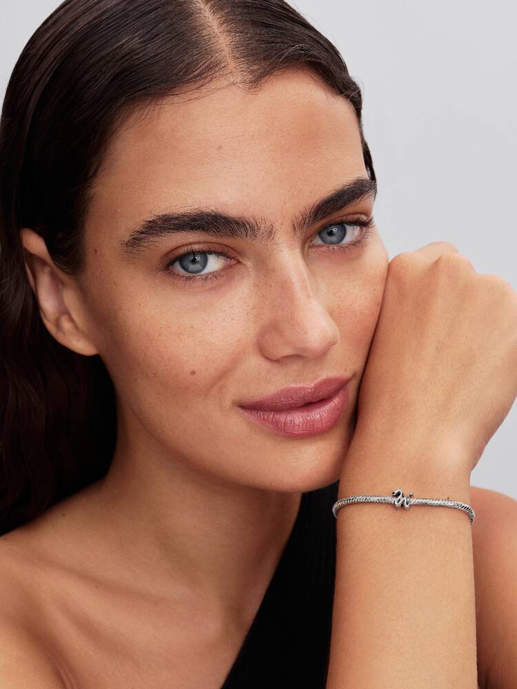 Snake sterling silver mini charm