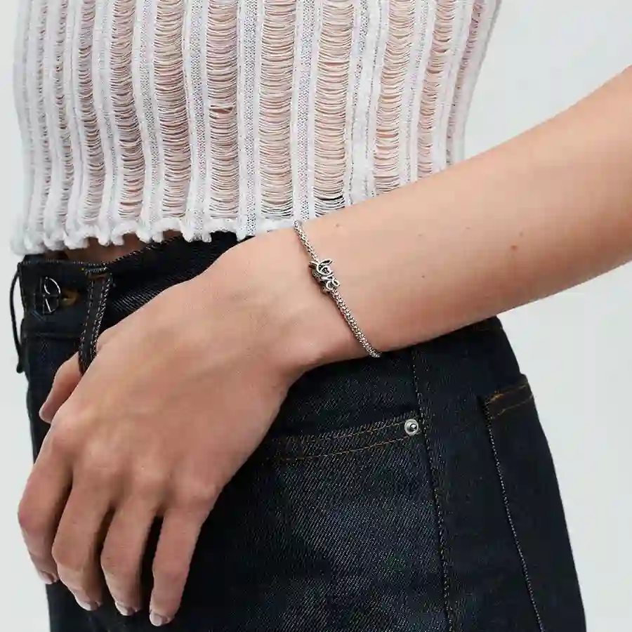 Love sterling silver charm
