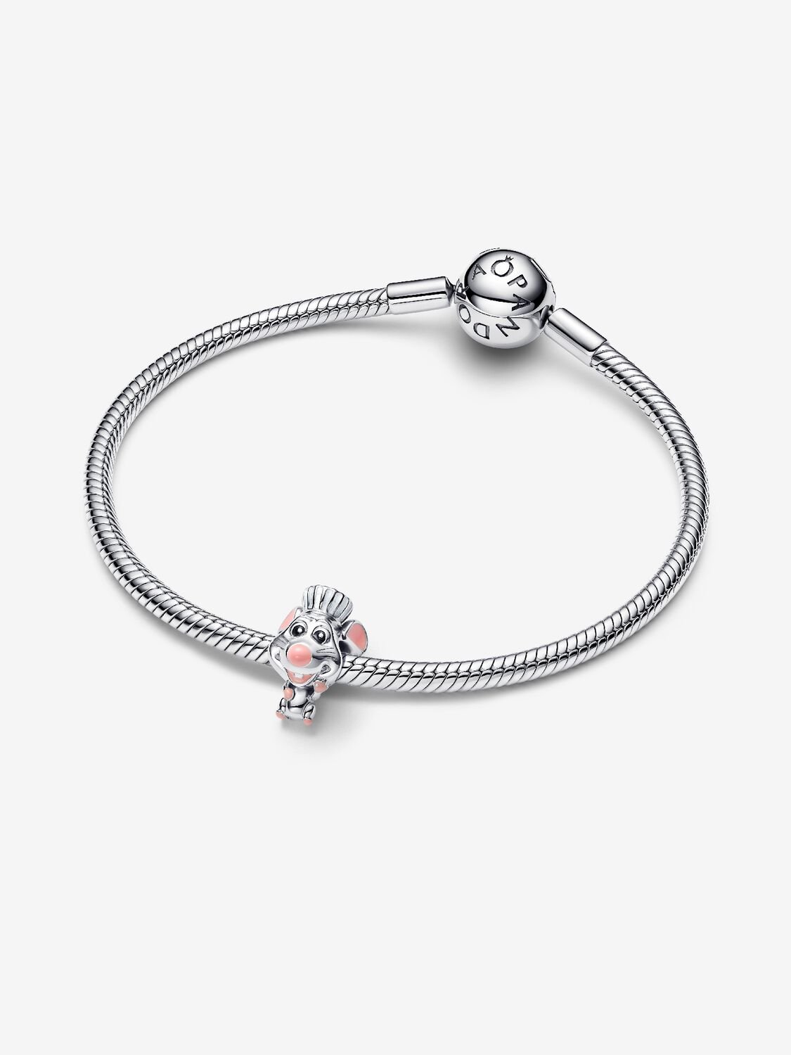 Disney Pixar Remy sterling silver charm with black