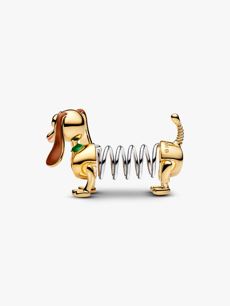 Disney Toy Story Slinky Dog 14k gold-plated and st