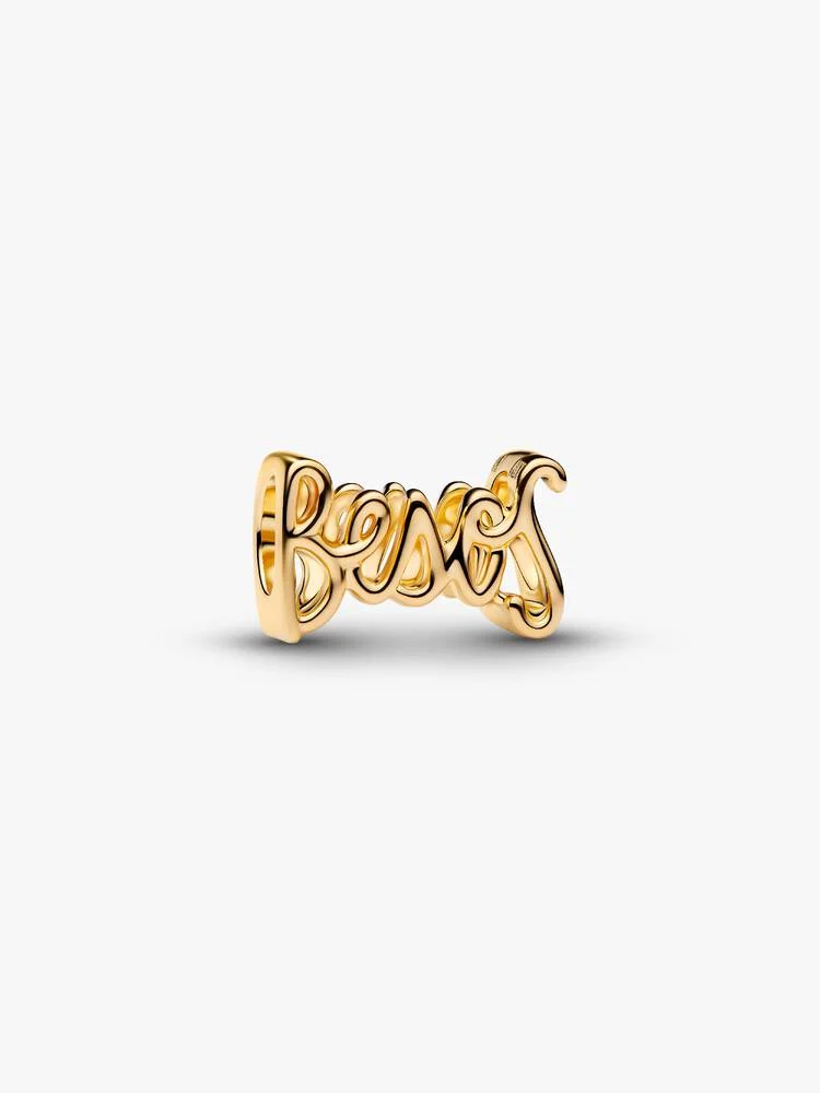 Besos 14k gold-plated charm