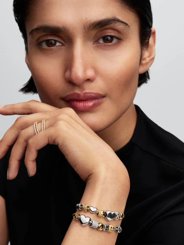 Puzzle 14k gold-plated mini charm