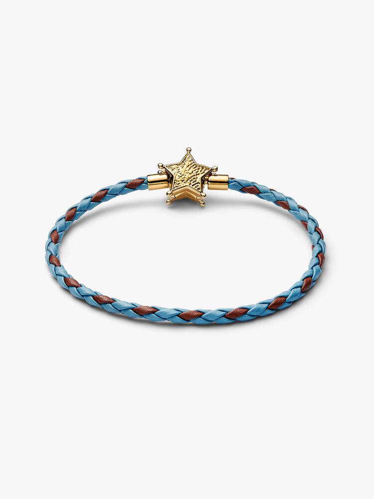 Disney Toy Story 14k gold-plated bracelet with blu