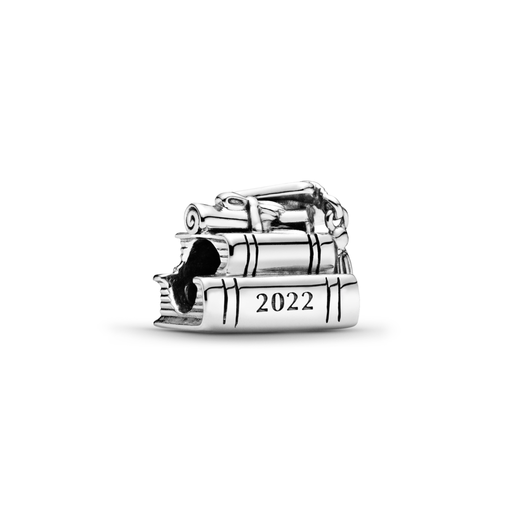 Graduation sterling silver charm