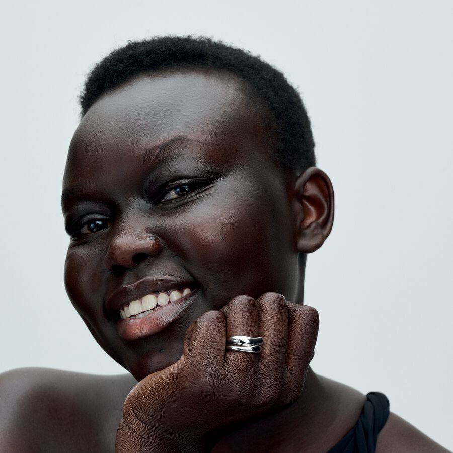 Sterling silver ring set