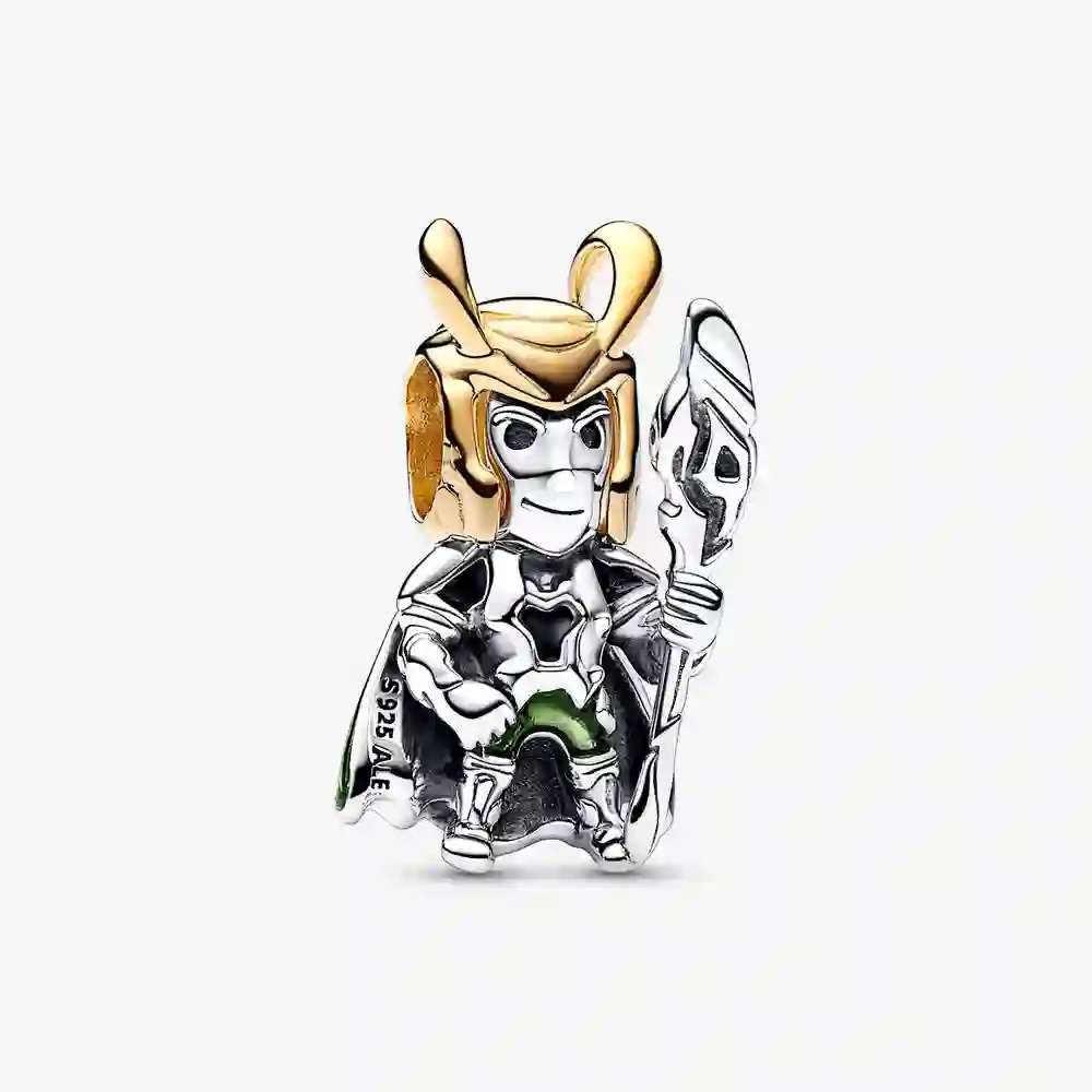 Marvel Loki sterling silver and 14k gold-plated ch