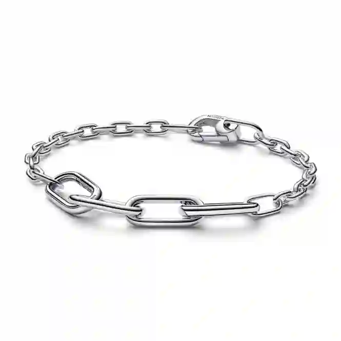 Sterling silver link bracelet