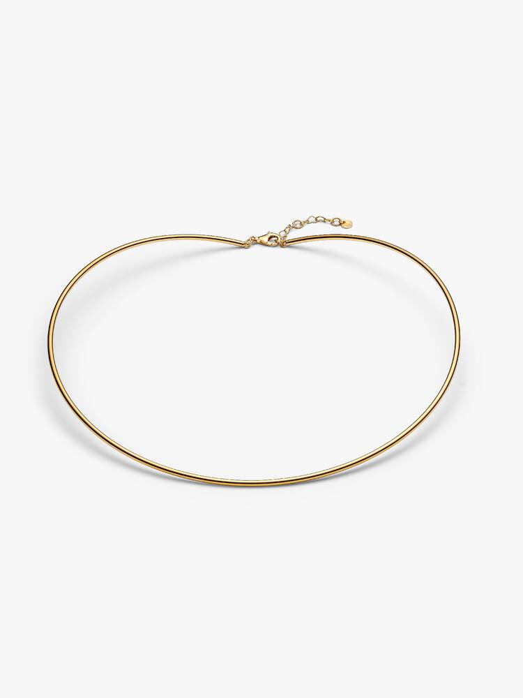 14k gold-plated choker