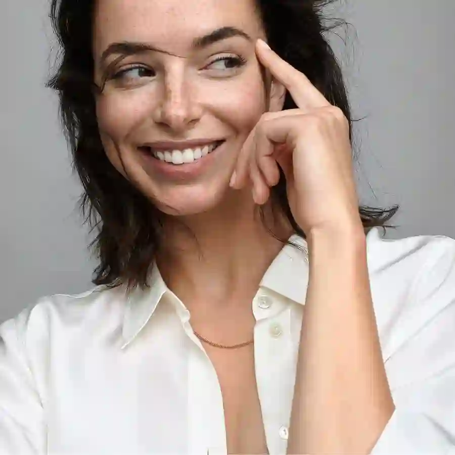 14k Rose gold-plated necklace with sliding clasp