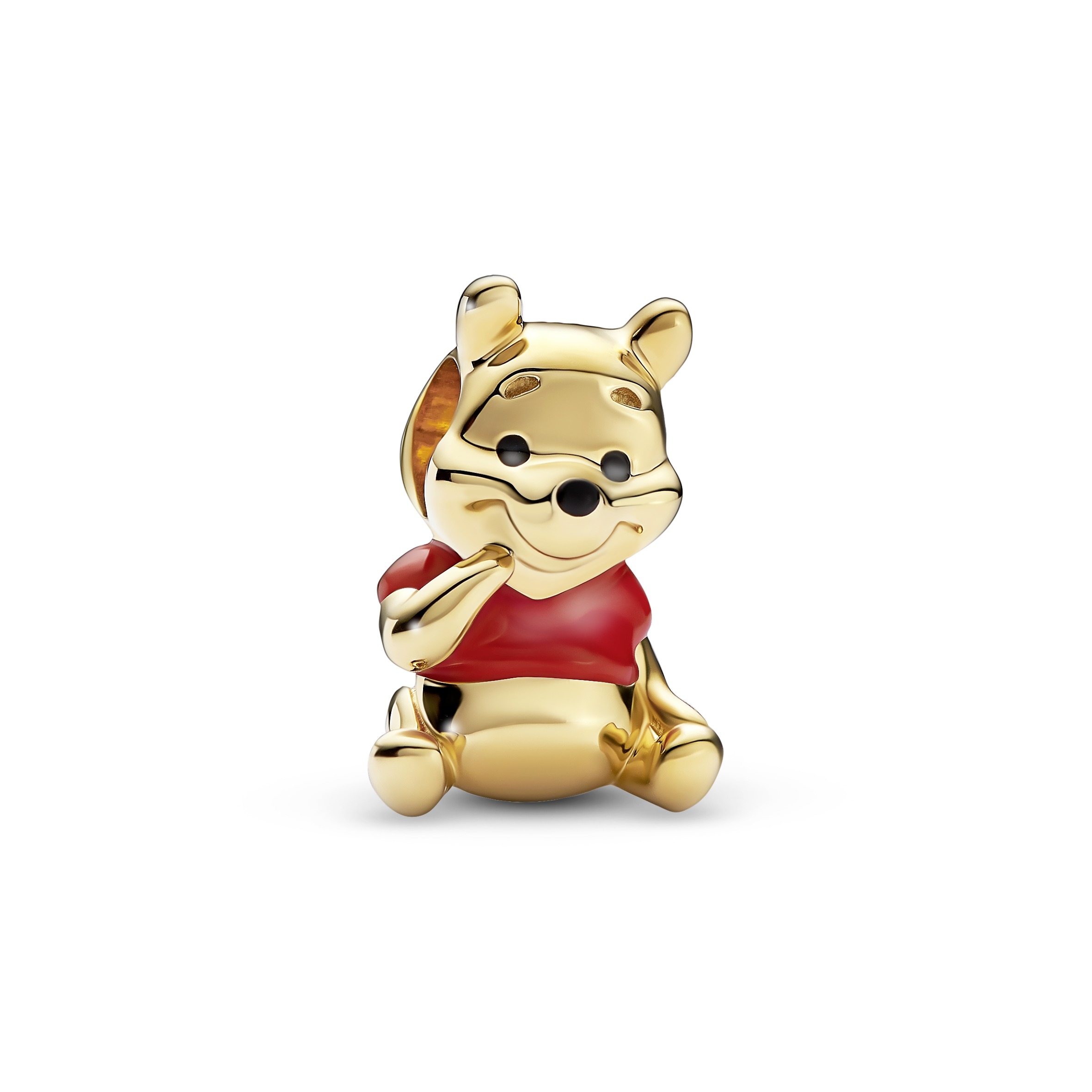Disney Winnie the Pooh 14k gold-plated charm with 