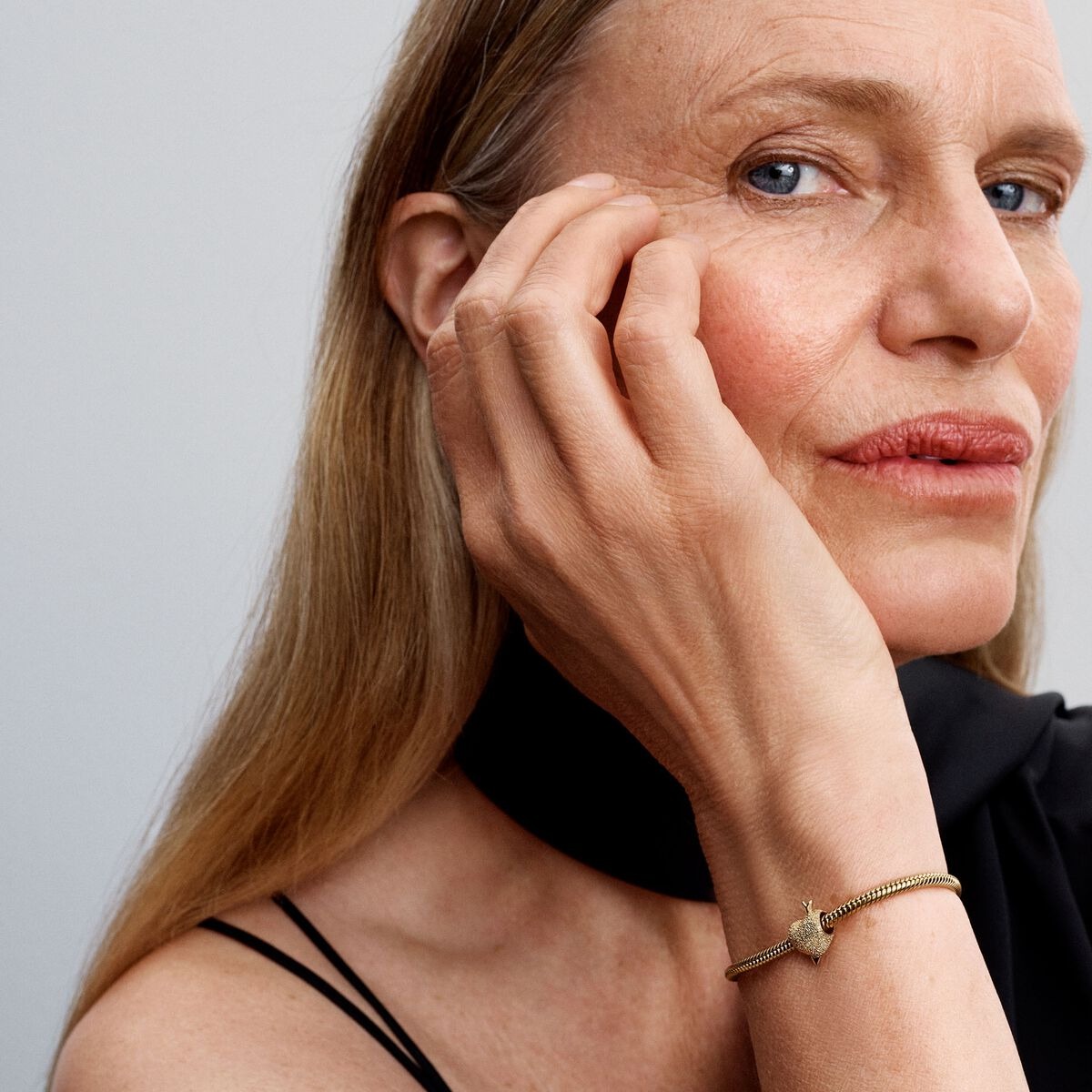 Heart and arrow 14k gold-plated charm