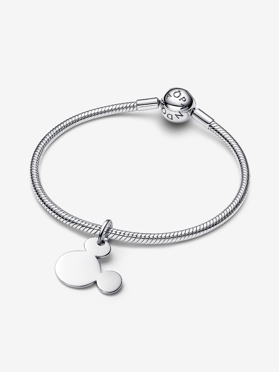 Disney engravable Mickey Mouse sterling silver dan