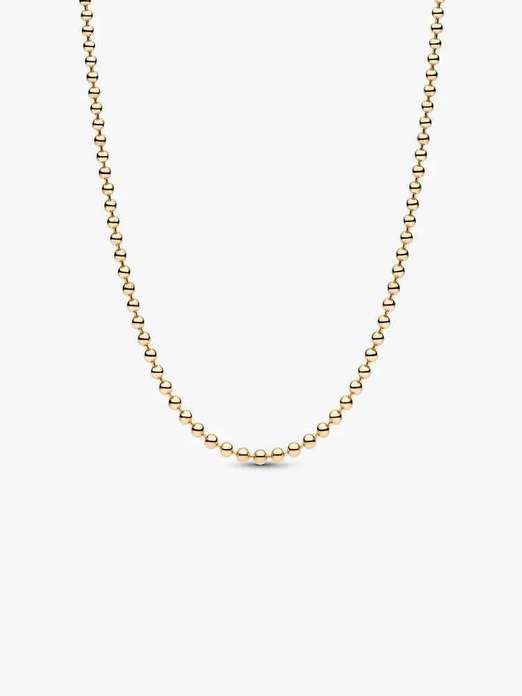 14k gold-plated ball chain