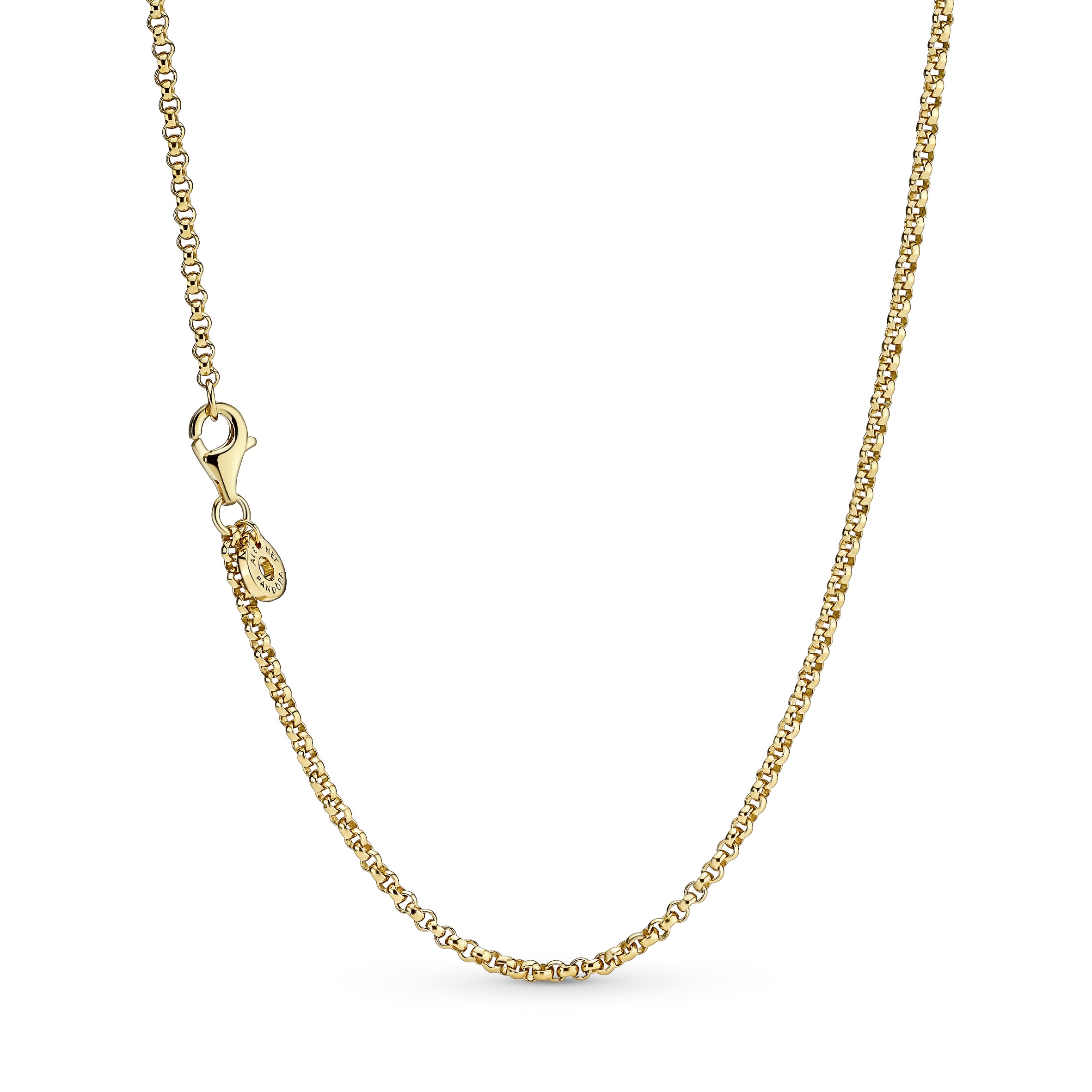 14k Gold-plated rolo necklace