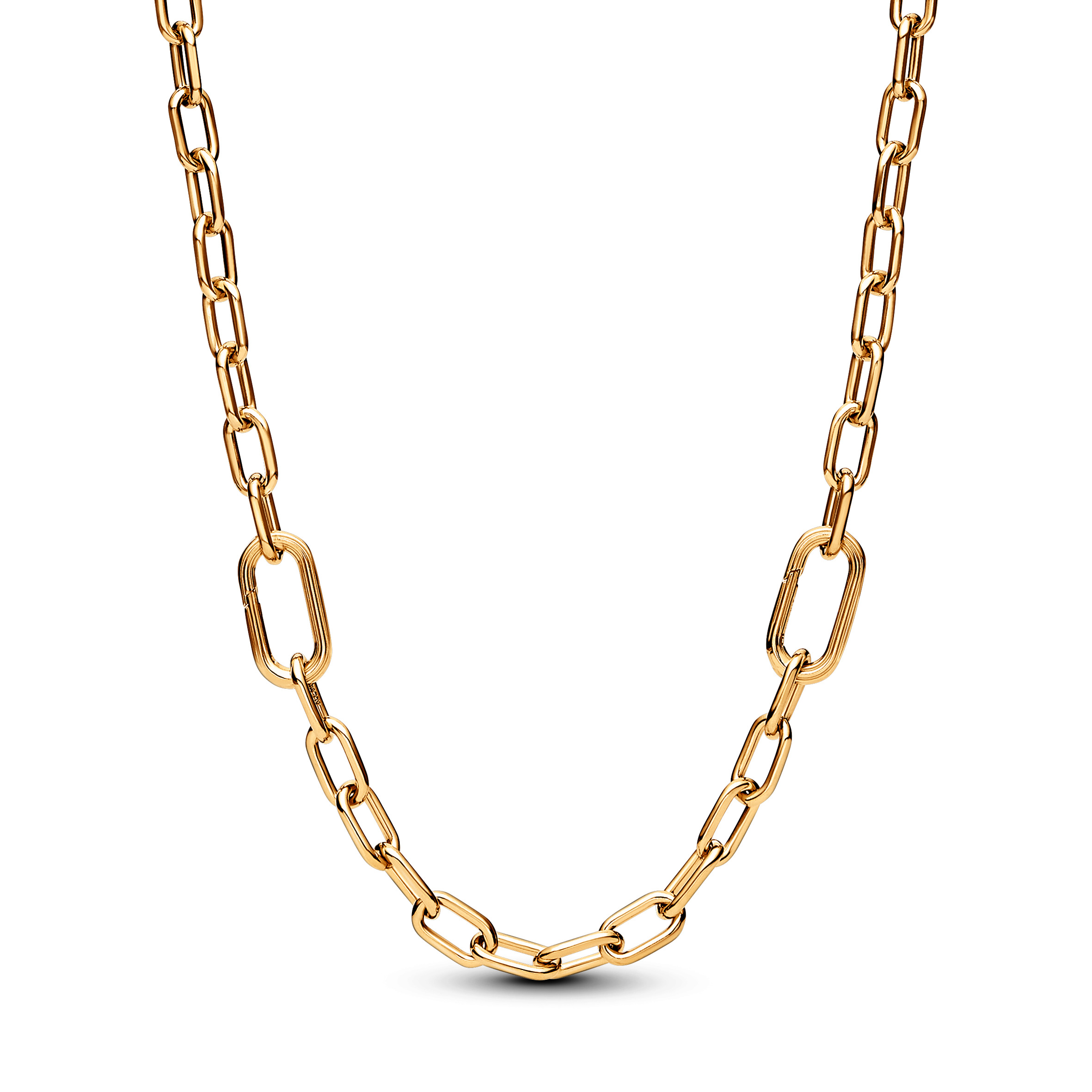 14k Gold-plated small-link necklace