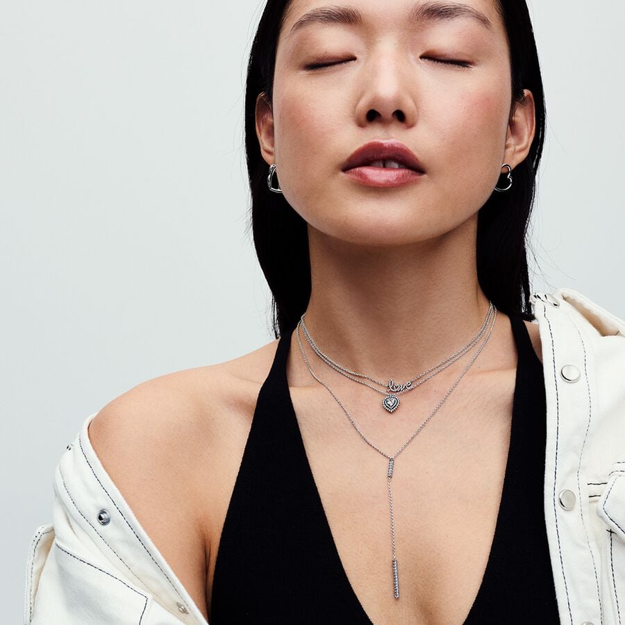 PANDORA Sterling Silver Necklace/393076C01-45